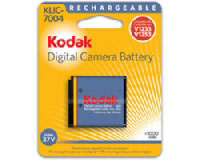 Kodak Li-Ion Rechargeable Digital Camera Battery KLIC-7004 (3944022)